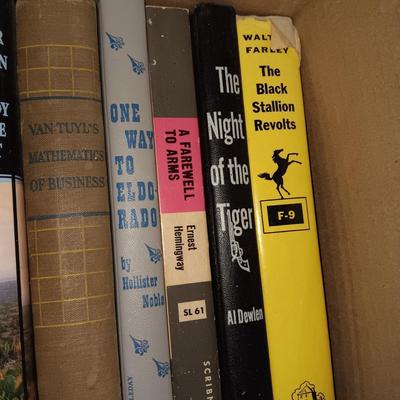BOX OF BOOKS (2)