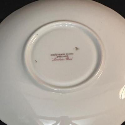 Grosvenor China Made in England Tea Cups & Plates