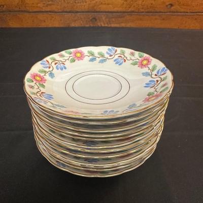 Grosvenor China Made in England Tea Cups & Plates