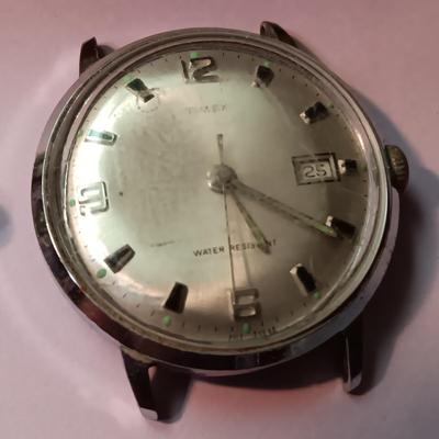 JUSTIN MAXAM SPORTS KNIFE. WORKING WALTHAM WATCH AND TIMEX WATCH THAT DOES NOT WORK