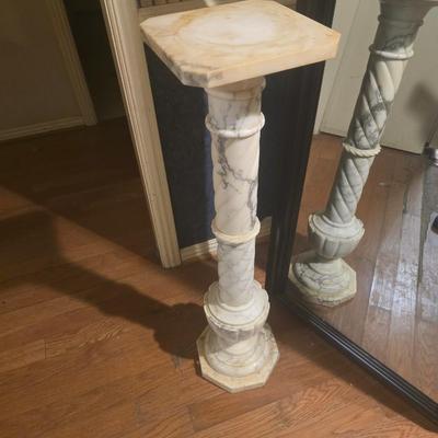 Marble pedestal