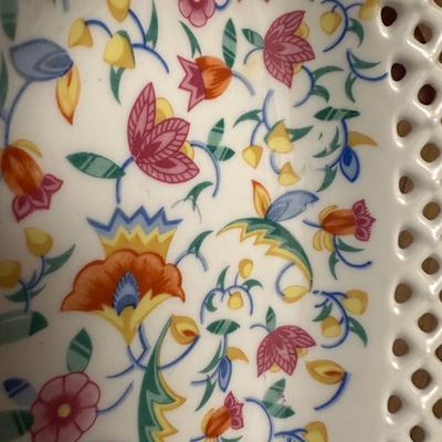 Lot of Floral Plates by Various Makers