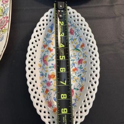 Lot of Floral Plates by Various Makers