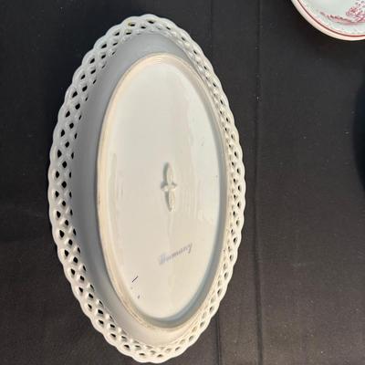 Lot of Floral Plates by Various Makers