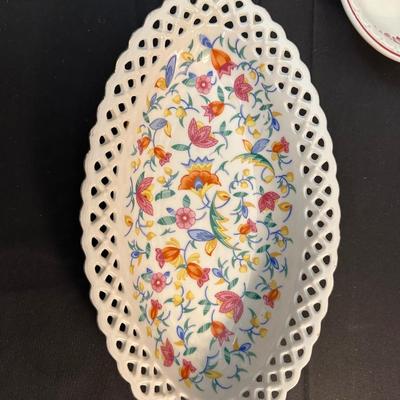 Lot of Floral Plates by Various Makers