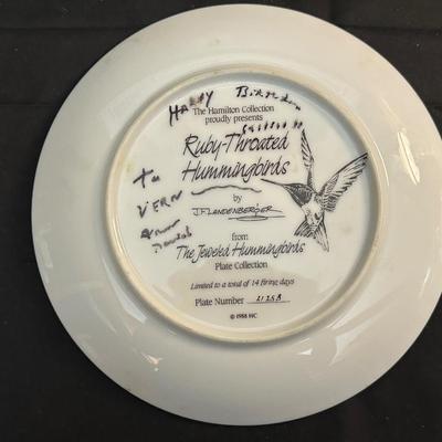 Lot of Floral Plates by Various Makers