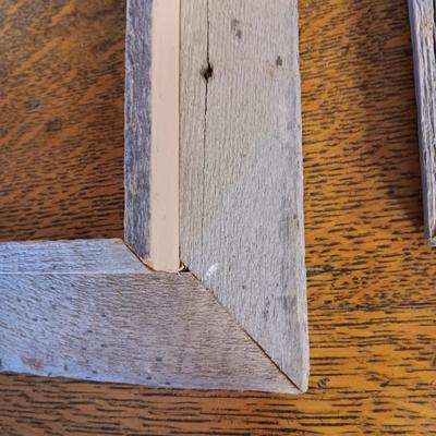 3 BARN WOOD FRAMES