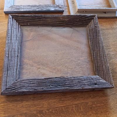 3 BARN WOOD FRAMES