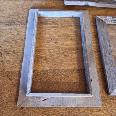 3 BARN WOOD FRAMES