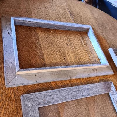 3 BARN WOOD FRAMES