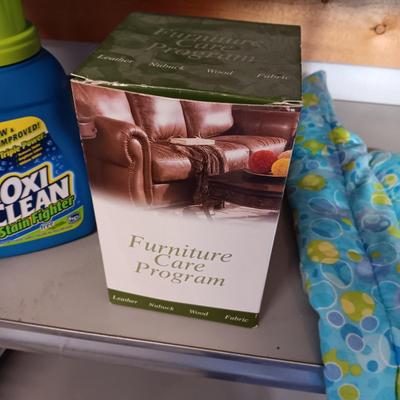 MISC CLEANING SUPPLIES, NECK & SHOULDER WARMER, SHOE FORMS AND MORE