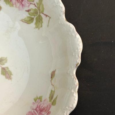Lot of Rose Patterned China by Various Makers