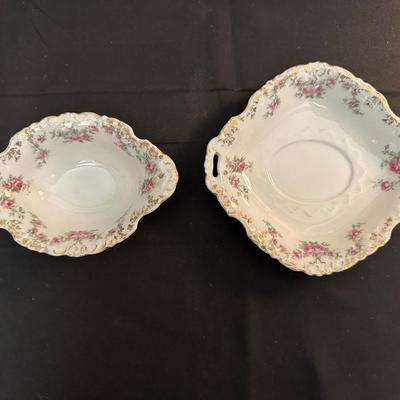 Lot of Rose Patterned China by Various Makers