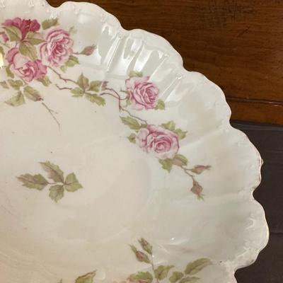 Lot of Rose Patterned China by Various Makers
