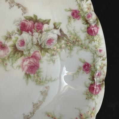 Lot of Rose Patterned China by Various Makers