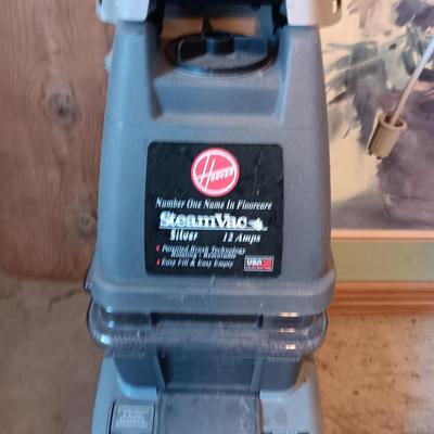 HOOVER STEAM VAC CARPET CLEANER WITH UPHOLSTERY ATTACHMENT