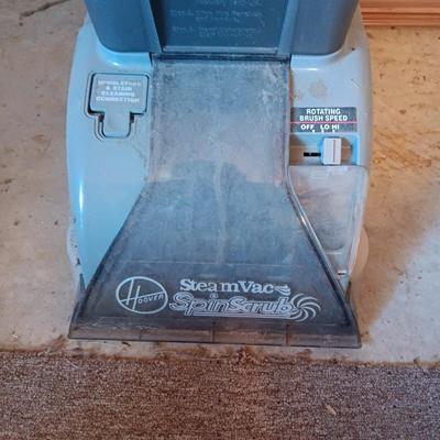 HOOVER STEAM VAC CARPET CLEANER WITH UPHOLSTERY ATTACHMENT