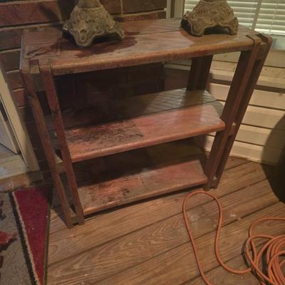 Wooden shelf