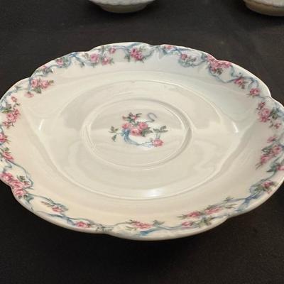 Haviland & Co / Limoges China Tea Cups and Plates