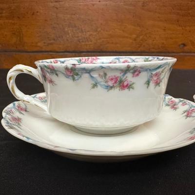 Haviland & Co / Limoges China Tea Cups and Plates