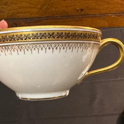 Haviland & Co / Limoges China Tea Cups and Plates