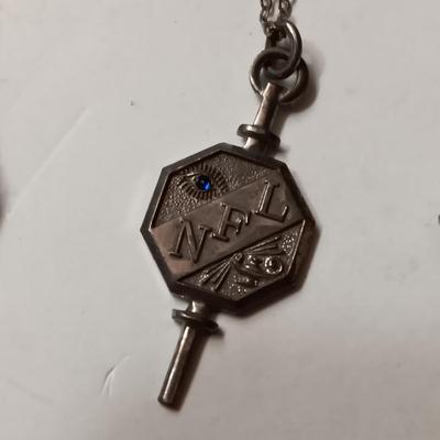 OLDER SCHOOL, WORK AND OTHER PINS, TIE CLIPS AND PENDANT