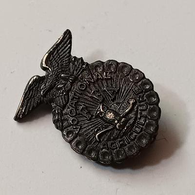 OLDER SCHOOL, WORK AND OTHER PINS, TIE CLIPS AND PENDANT
