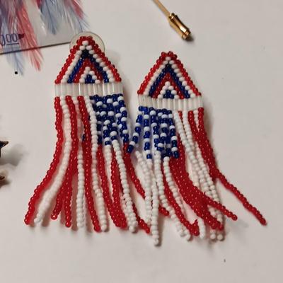 RED, WHITE AND BLUE PATRIOTIC JEWELRY