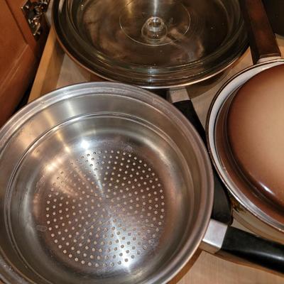 Collection of pots and pans