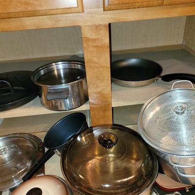 Collection of pots and pans