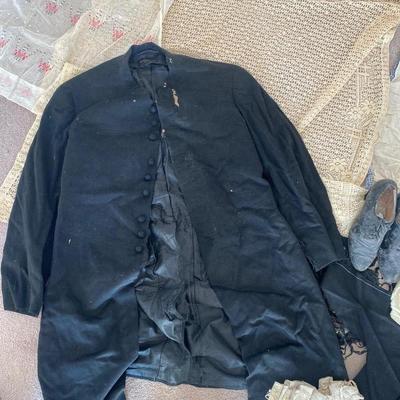 EARLY 1900’s CLOTHING AND CURTAINS