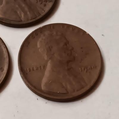 1945-W SILVER MERCURY DIME, 1930'S & 1940's WHEAT PENNIES (SEE DESCRIPTION)