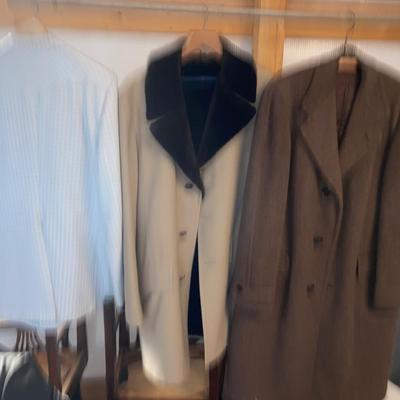 MEN’S OVER COATS AND A BLAZER