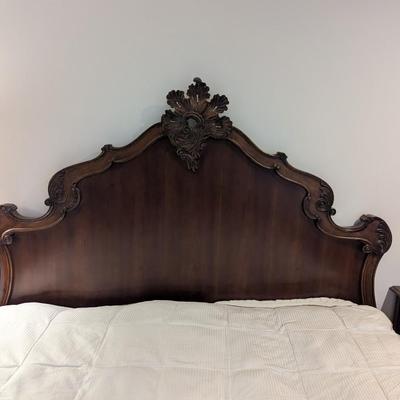 Solid Wood Hickory Chair Bed Approximately 87" Long & 83" Wide Very Nice Set