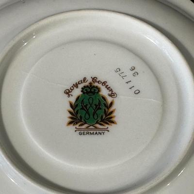 Large Royal Coburg China Set