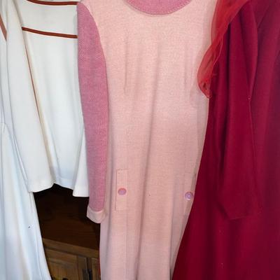 WOMENS CLOTHING, PINK DRESS IS HOMEMADE