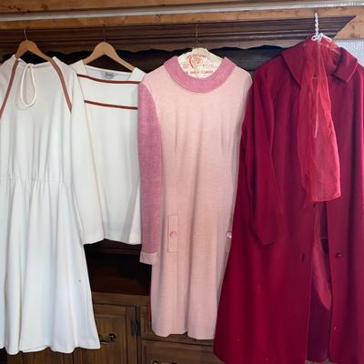 WOMENS CLOTHING, PINK DRESS IS HOMEMADE