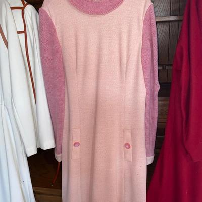 WOMENS CLOTHING, PINK DRESS IS HOMEMADE