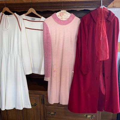 WOMENS CLOTHING, PINK DRESS IS HOMEMADE