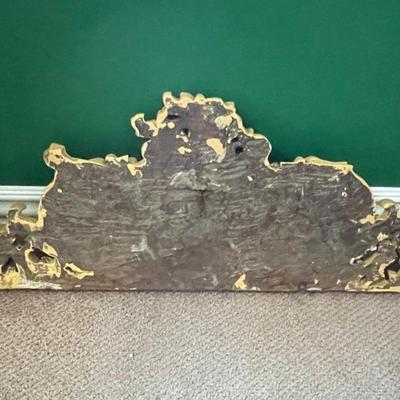 Vintage Wooden Floral Furniture Crown