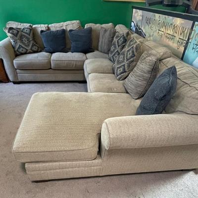 Ashley Carnaby 4 Piece Sectional Couch with Chaise