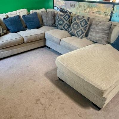 Ashley Carnaby 4 Piece Sectional Couch with Chaise