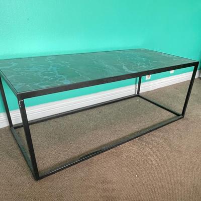 Blue & Black Lightning Coffee Table