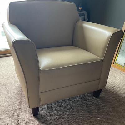 Beige Club Chair Armchair