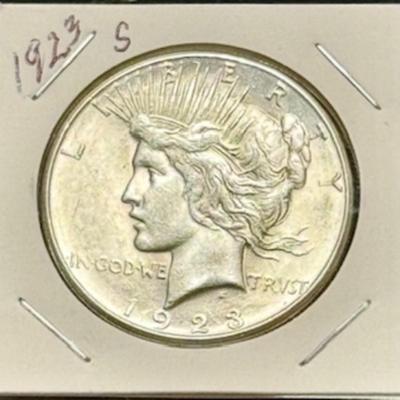 1923 S Peace Dollar