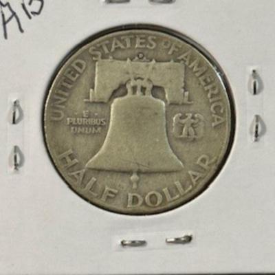 1952 D Franklin Half Dollar