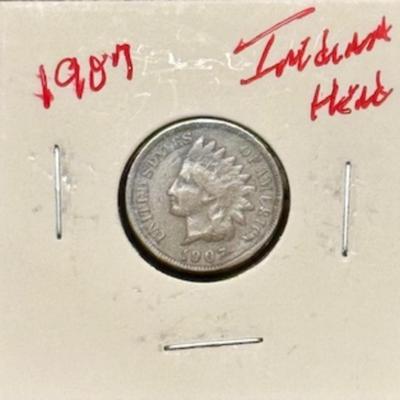 1907 Indian Head Penny