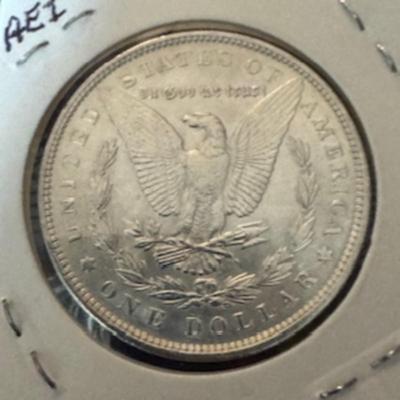 1891 Morgan Silver Dollars