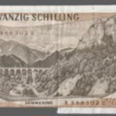 1967 Austria 20 Schilling