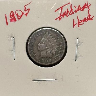 1905 Indian Head penny